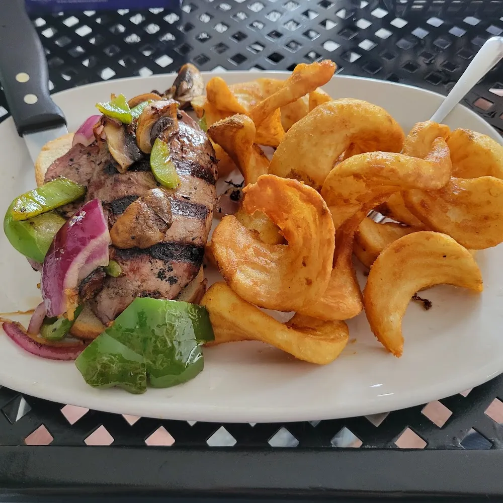 Open Faced Steak Sandwich